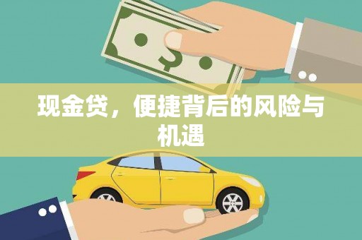 大厂现金贷，便捷背后的风险与机遇