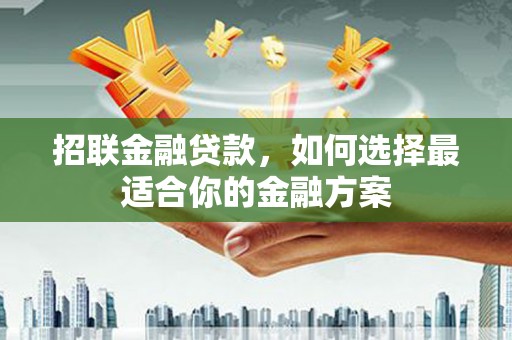 左云招联金融贷款，如何选择最适合你的金融方案