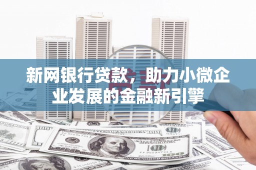 大内新网银行贷款，助力小微企业发展的金融新引擎