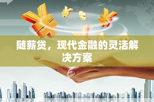 郁南随薪贷，现代金融的灵活解决方案