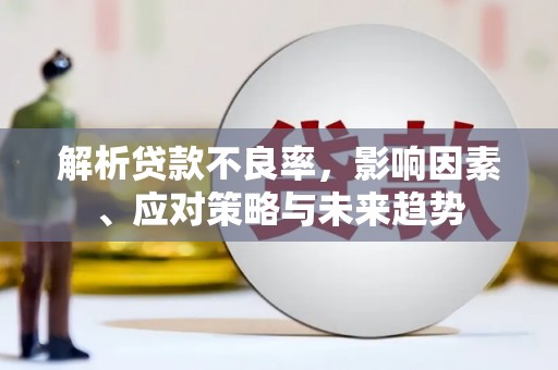 将军解析贷款不良率，影响因素、应对策略与未来趋势