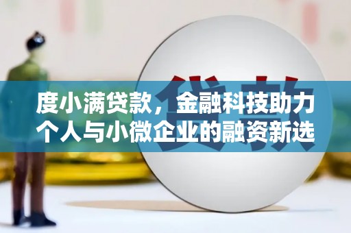 宁洱度小满贷款，金融科技助力个人与小微企业的融资新选择