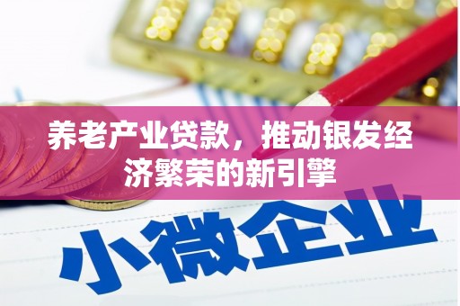 来宾养老产业贷款，推动银发经济繁荣的新引擎