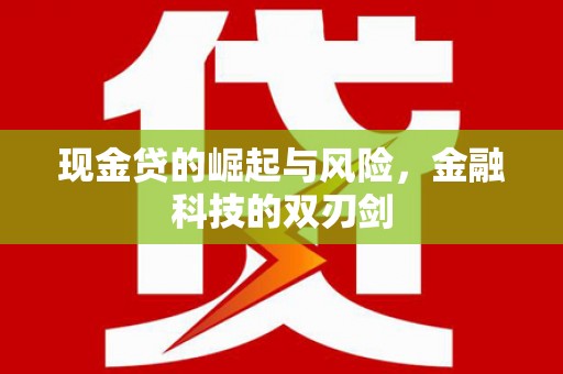 公主岭现金贷的崛起与风险，金融科技的双刃剑