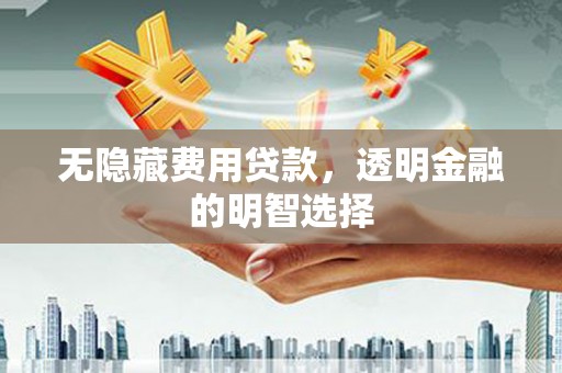 嘉定无隐藏费用贷款，透明金融的明智选择