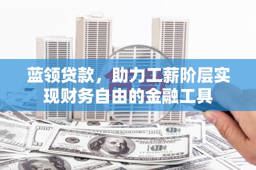 措勤蓝领贷款，助力工薪阶层实现财务自由的金融工具