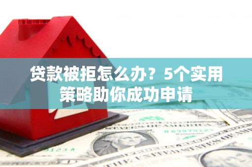东丰贷款被拒怎么办？5个实用策略助你成功申请