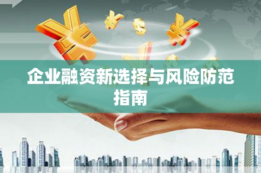 市中区企业融资新选择与风险防范指南