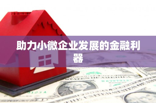 阳春助力小微企业发展的金融利器